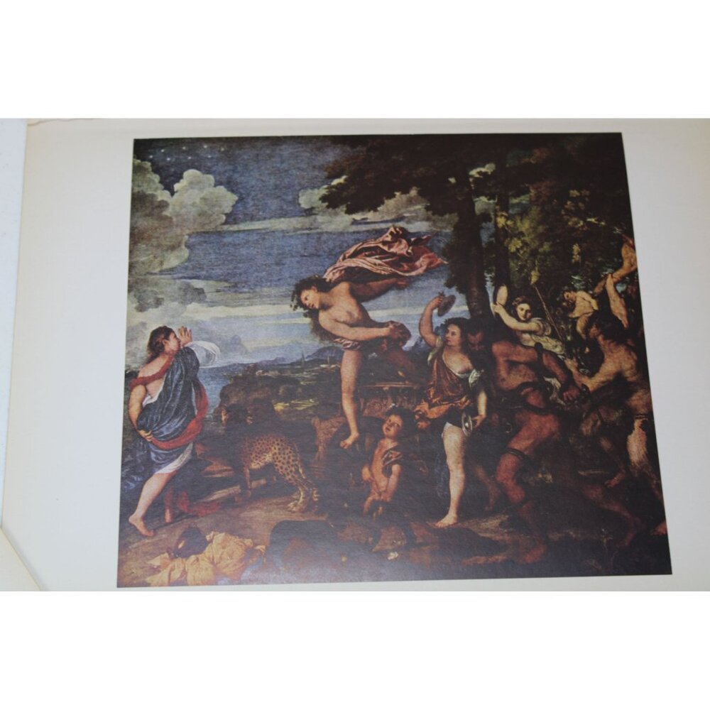 Titian Bacchus and Ariadne Print Vintage 92511 Venetian School